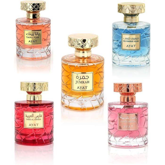 Coffret de Parfums - AYAT PERFUMES - 5 Eaux de Parfum - 5x100ml - Oriental - Gourmand