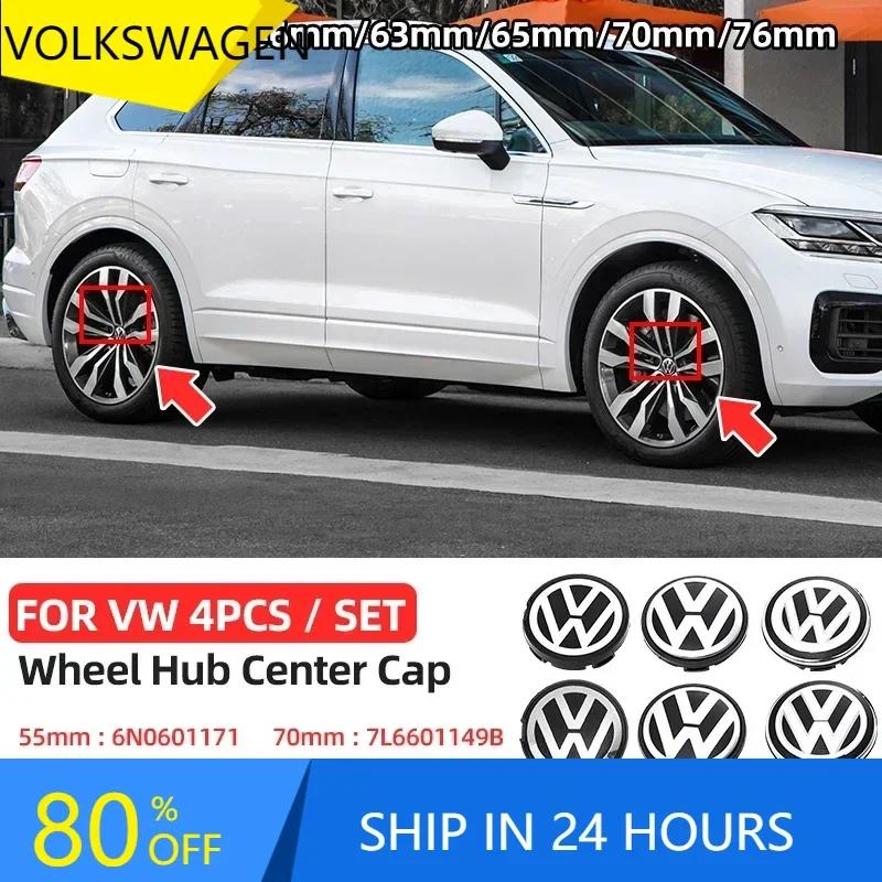 Для VOLKSWAGEN VW 2025 Горячие 4 шт. Наклейки на центральные колпачки колес автомобиля Колпачки ступицы Автомобильные аксессуары для декора Для Volkswagen R Golf 4 Moti
