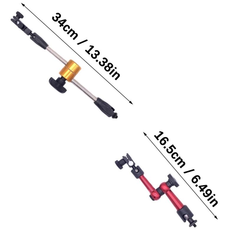 Держатели индикаторов с шарнирными циферблатами из алюминиевого сплава, магнитное крепление, инструмент для измерения точности для мастерских, лабораторных применений