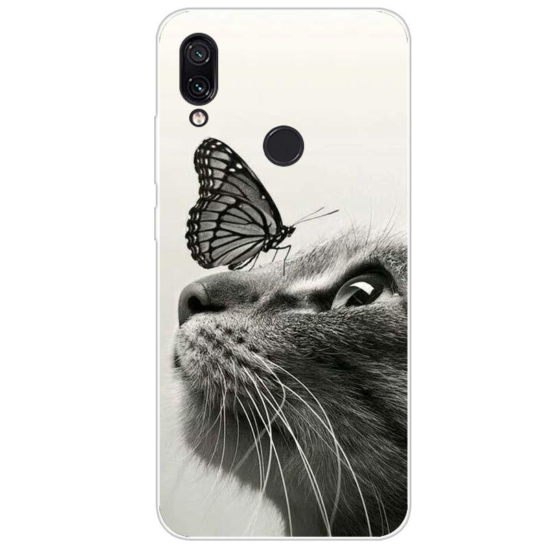 Для Xiaomi Redmi Note 7 чехол с цветочным животным силиконовый чехол для Redmi Note 7 Pro Note7 бампер противоударный чехол для телефона Coque