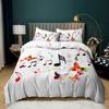 Music Note Quilt Pillowcase 2 or 3 Pieces of Music Bedding Set Single Bed Double Bed Full Size Bedding Suitable for Girls, Boys and Musicians Room
