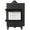 Steel fireplace KRATKI LUCY SLIM left 8 kW Ø 160