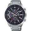 Мужские часы Edifice Chronograph EQS-900DB-1A, на солнечной батарее, Черно-серебристые