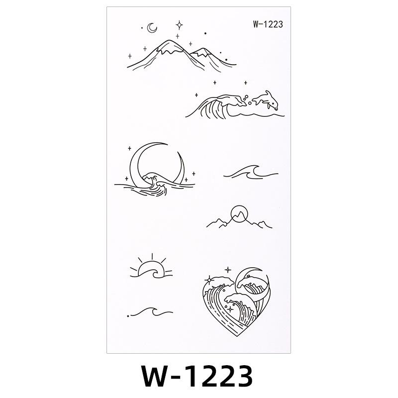 Cartoon Tattoo Sticker Waterproof Small Fresh Children Cute Tattoo Sticker Temporary Tattoo