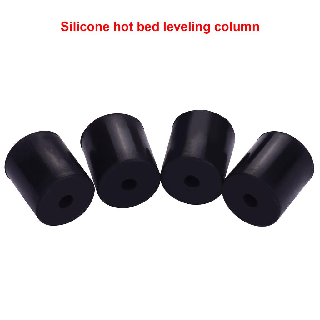 4pcs Aibecy Silicone Solid Spacer Hot Bed Mount Strain For 3D Printer 18mm