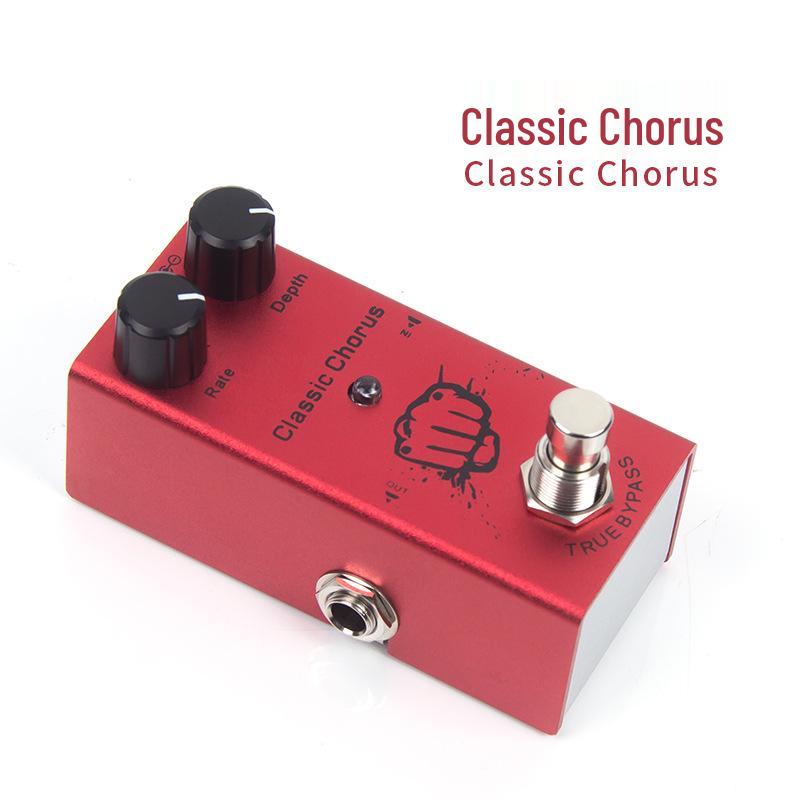 Electric Guitar Distortion & Reverb Effects Pedal