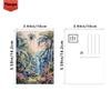 32pcs, Tropical Rainforest Postcard, Nature, Birthday/Anniversary Gift, Collectible, Suitable for Gift Giving, Mailable.