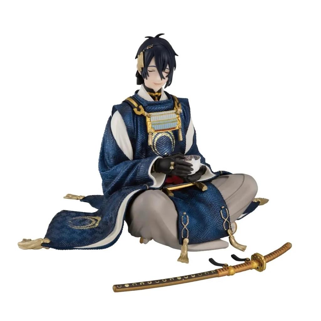 Kuji Minna no Kuji Touken Ranbu ONLINE ~Jin Sono Go с подставкой для лапши~ Приз Последнего Шанса 10-летнего Юбилея: Миказуки Муннечика Расслабляющая версия. Фигурка-стоппер для лапши