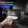 WDM2 Car Tissue Box Auto Multi Functional Leather Kleenex Storage Bag For Honda Civic Accord Crosstour Spirior Odyssey Avancier UR-V