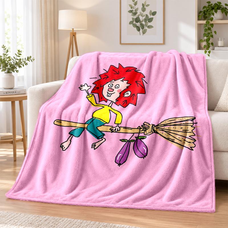 Pumuckl Flannel Throw Blanket Soft Warm Cozy For Sofa Bed Indoor Home Bedroom Use