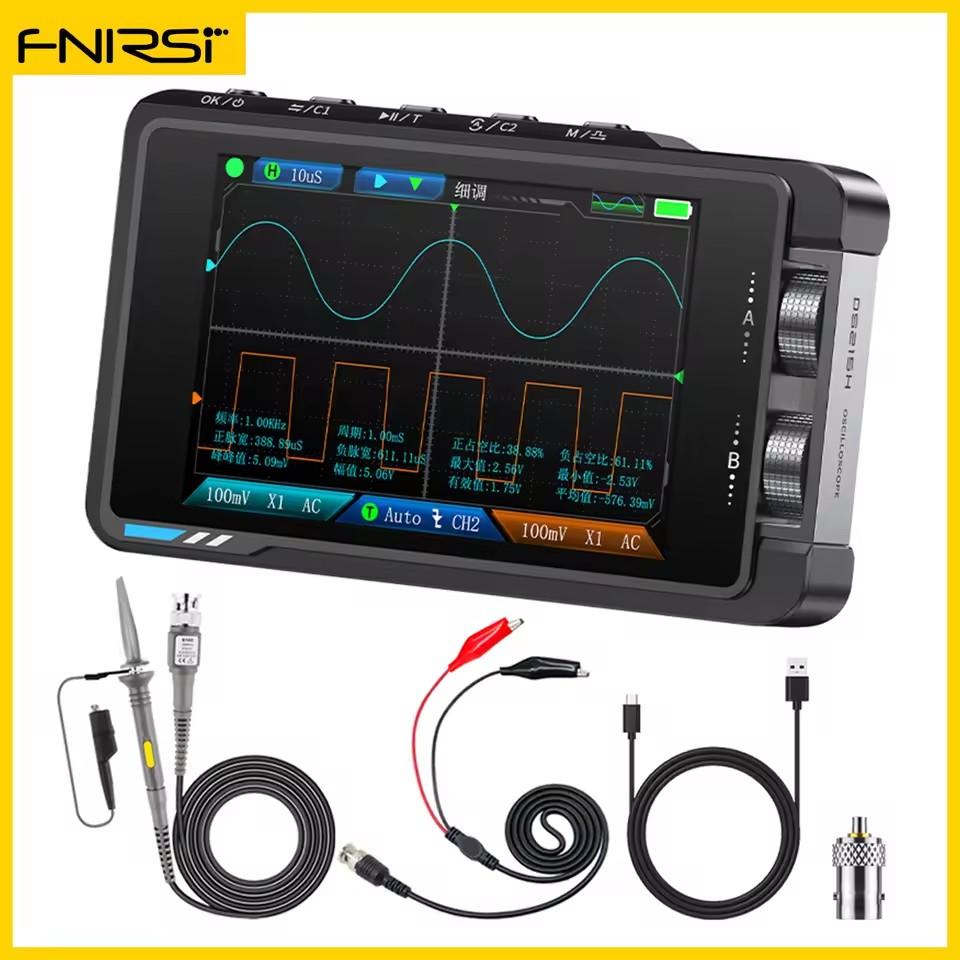 FNIRSI DS215H Oscilloscope 2 in 1 Electronic Repair tool Supports 8 languages Digital Professional Instrument