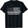 Let's Go Brandon Joe Biden Chant Impeach Biden USA Flag Unisex T-shirt