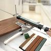Точилка для ножей с фиксированным углом Профессиональный точильный камень Кухонная система заточки Хонинговальный алмазный гриндер Инструмент для деревообработки Точильный камень
