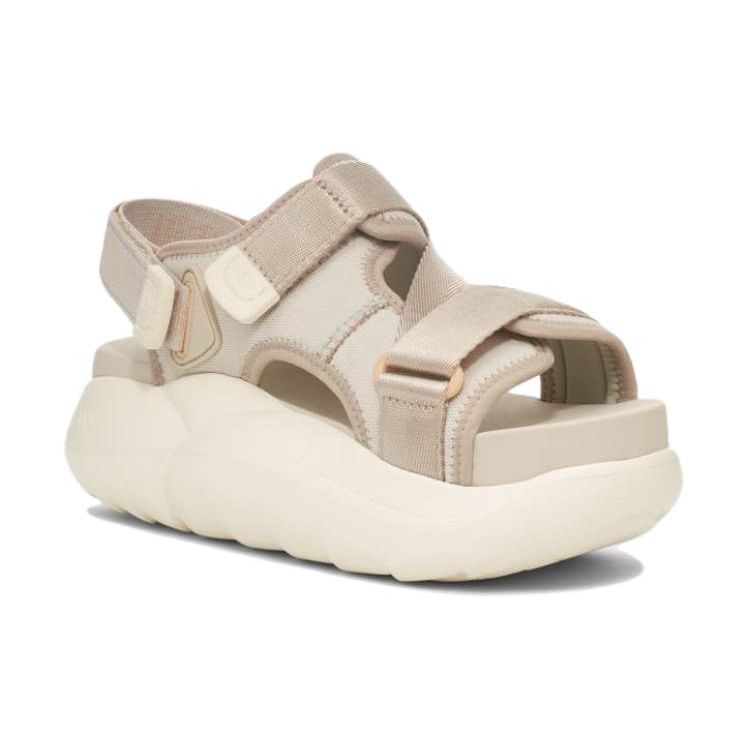 UGG Универсальные пляжные сандалии с круглым носком, женские сандалии бежевого цвета 1152688-CERA