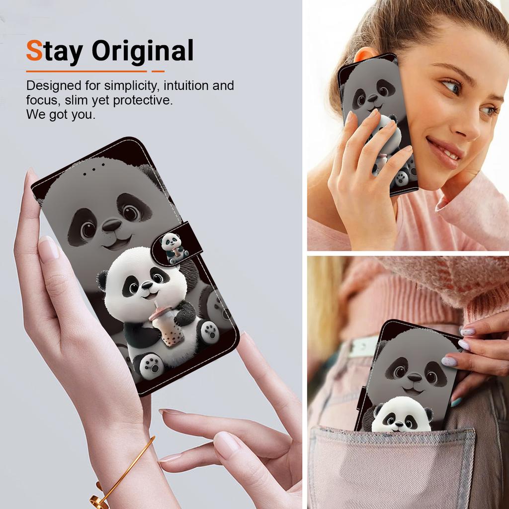 Handmade PU Leather Flip Case for Samsung Galaxy A53 5G (A536B/A536U/A536...)- Anti-Slip Shockproof Cover with Wrist Strap & Heart/Rose Cat Designs