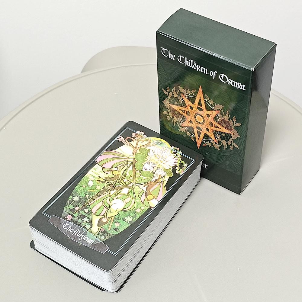 The Children of Ostara Tarot Deck 78 Pcs Tarot Cards Based On RWS Lavishly Illustrated 10.3*6cm