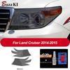 Для Toyota Land Cruiser 2014- Аксессуары Защитная пленка для фар автомобиля Восстановление фар Прозрачная черная TPU наклейка