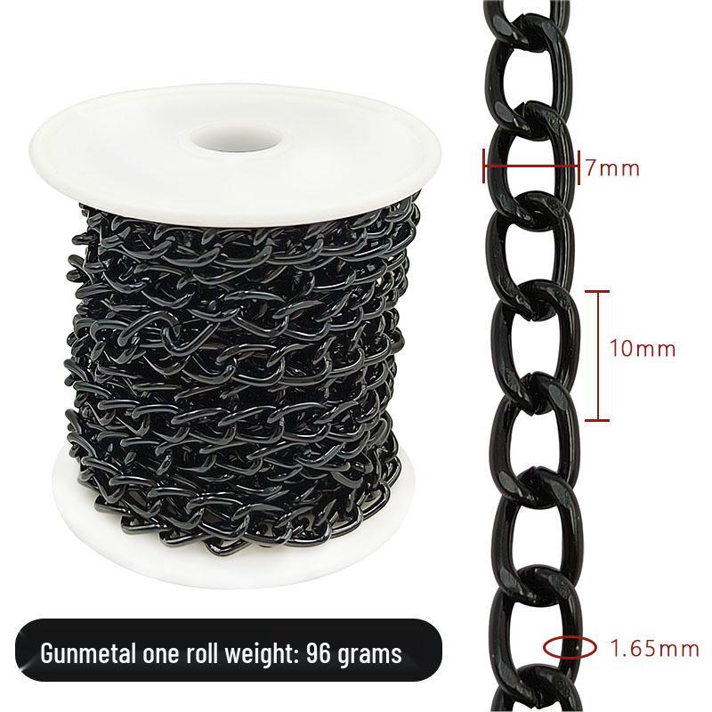 Трансграничное DIY ожерелье ручной работы: Полуфабрикаты из металла и алюминия, цепочки, ювелирная фурнитура