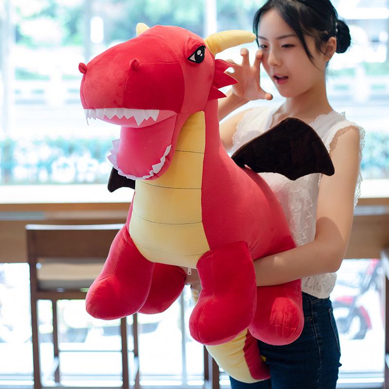 Creative Dinosaur Doll Plush Toy Tyrannosaurus Rex Pterosaur Fire Breathing Dragon Doll Children's Birthday Gift