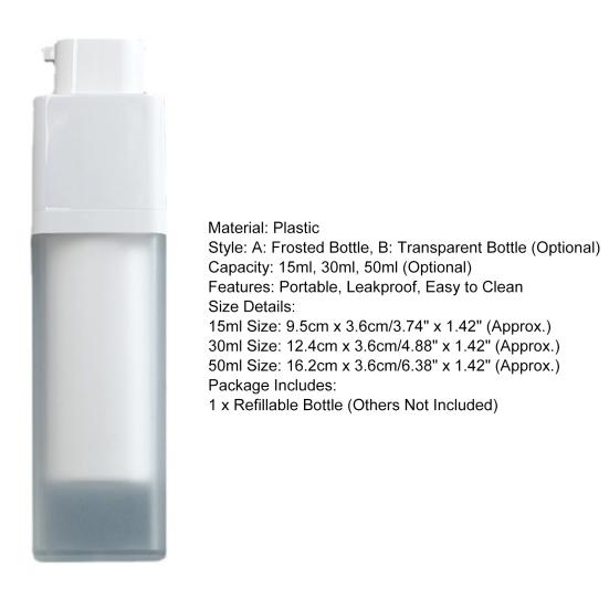 Косметическая бутылка Полезная многоцелевая экологически чистая бутылка-спрей Лосьон Многоразовая бутылка Косметический контейнер Косметическая бутылка для путешествий