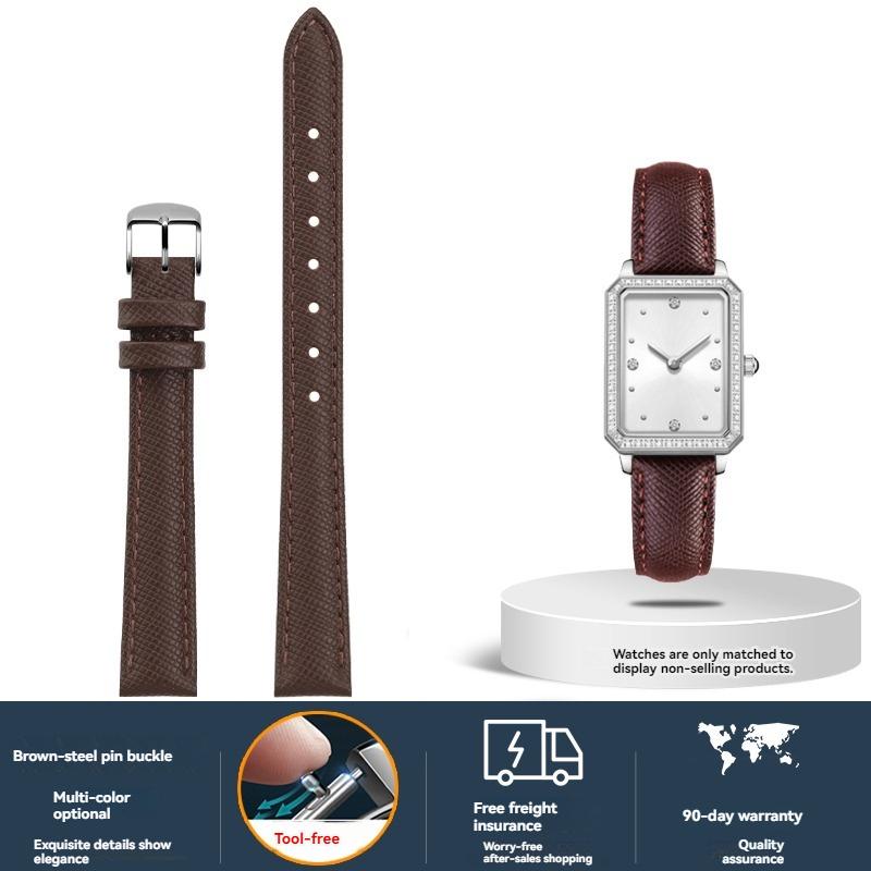 Женский ремешок из коровьей кожи для часов Fiyta DW Fossil Casio Longines, телячья кожа, 10 мм 12 мм 14 мм 16 мм 18 мм, браслет, Черный Зеленый Красный