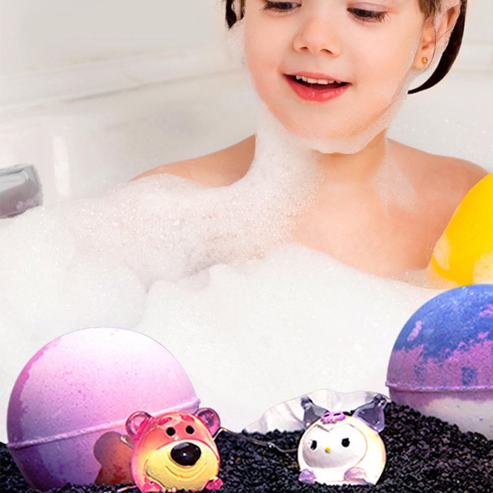 Светящаяся игрушка, шарик соли для ванны, эфирное масло, шарик для ванны, ароматический увлажняющий, питательный, шарик для душа, очищающий тело