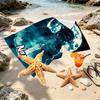 Custom Name Personalized The Legend of Zelda Print Beach Towel, for Trip Camping Beach Party Home Decor, Birthday Gift for Family & Friends
