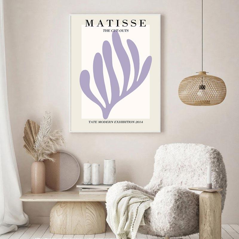 Abstract Flower Market Matisse Wall Art Canvas Posters Aesthetics Painting and Prints Danish Pastel Colors Pictures Home Decor