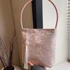 Bag Women's Summer New High-value Casual Embroidery Shoulder Bag High-end Bucket Bag