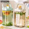 3.5L Summer Cold Water Bottle Large Iced Beverage Dispenser Capacity Refrigerator Water Kettle with Faucet Sticker Beverage Jug