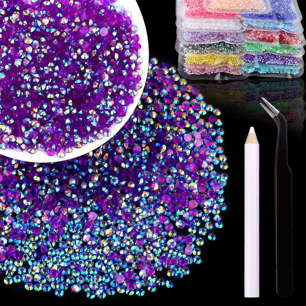 2Mm3Mm4Mm Flat Bottom Resin Drill Diy Handmade Mobile Phone Case Beauty Sticker Drill