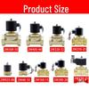 All-Copper Normally Closed Solenoid Valve for Water & Air, 2W Series, Sizes: 1/2", 3/4", 1", 2", AC220V, 24V.