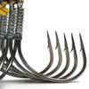 5 шт. Рыболовные снасти Тройные крючки Джиг Крючок из высокоуглеродистой стали новый Крючки с бородкой На открытом воздухе