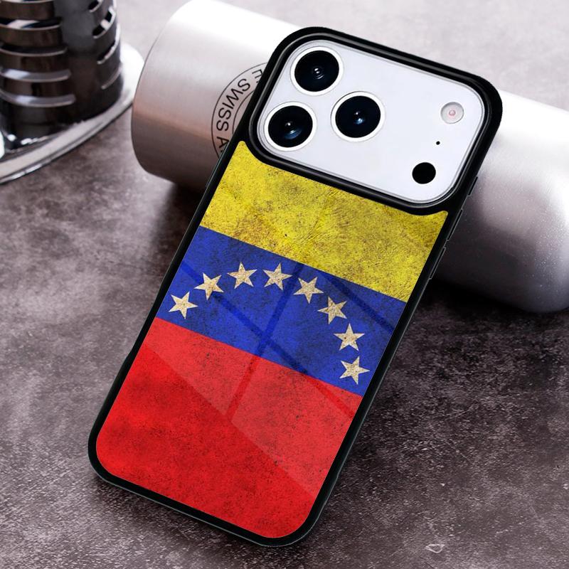 Venezuela Flag Phone Case For iPhone 17,16e,15,14,13,12,11,Mini,Pro,MAX soft Silicone Cover