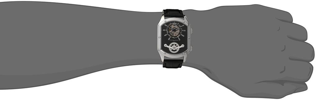 Charles Hubert 3965-W Мужские механические часы с ручным заводом и кварцевые часы, Черные