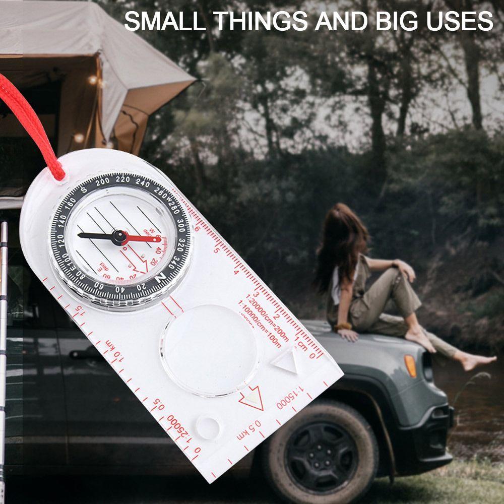 Acrylic Orienteering Navigation Transparent Baseplate Compass High Quality Camping Maps Outdoor