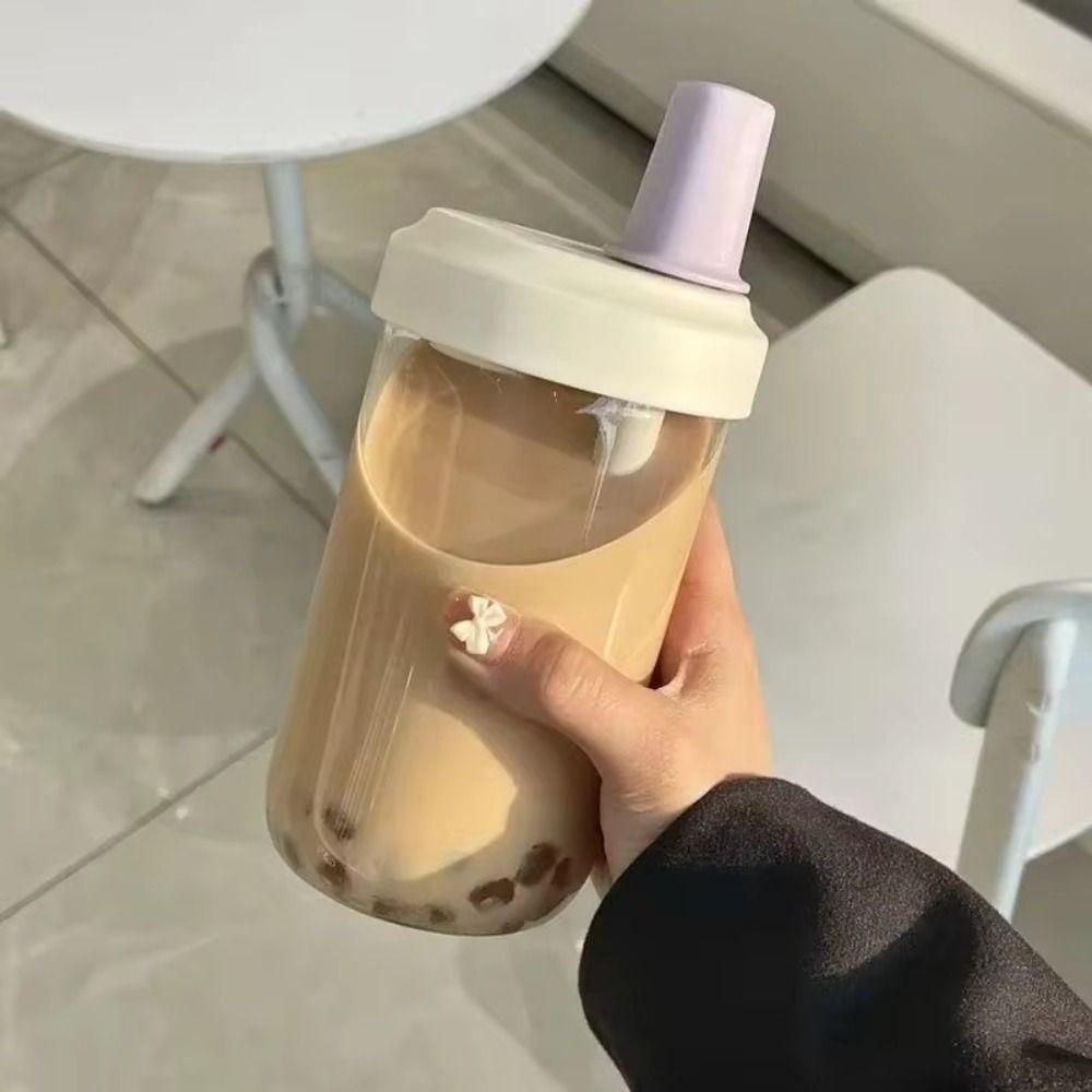 Student Large-capacity Straigh Drinking Portable Straw Cup Drink Cup Water Bottle Plastic Kettle