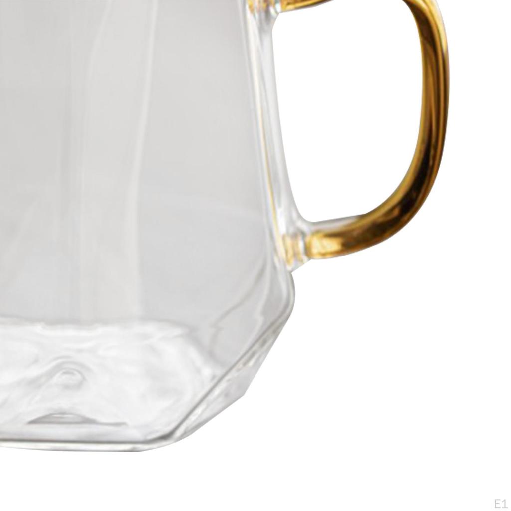 Элегантный стеклянный кувшин для взбитого молока и сливок