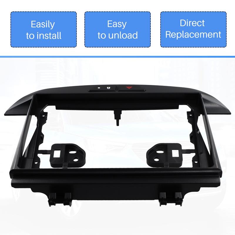 For Opel GRAND LAND X/ ASTRA 2016-2020 9 Inch 2Din Car Fascia Frame Decorative Panel Mounting Auto Interior Accessorie