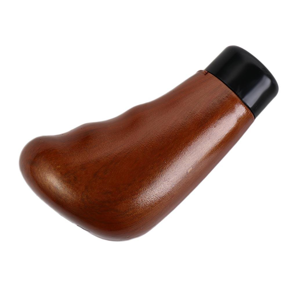 Knob Gloss Imitation Peach Wood Manual Gear Stick Knob Shift Shifter 5-Speed Lever Car Shift Knob