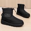 Зимние хлопковые ботинки плюс бархатная утолщенная полусапожка на толстой подошве хлопковая обувь трансграничная водонепроницаемая нескользящая теплая женская обувь