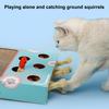 Интерактивная игрушка для кошек Гофрированный картон Когтеточка Whack-a-Mole Развивающая игрушка для кошек для котят в помещении Развлечение