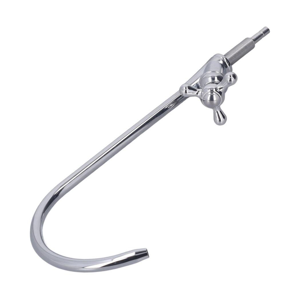 Кран для очистки воды Керамический латунный клапан 14 дюймов Быстрое соединение Холодный Одно отверстие Питьевая вода