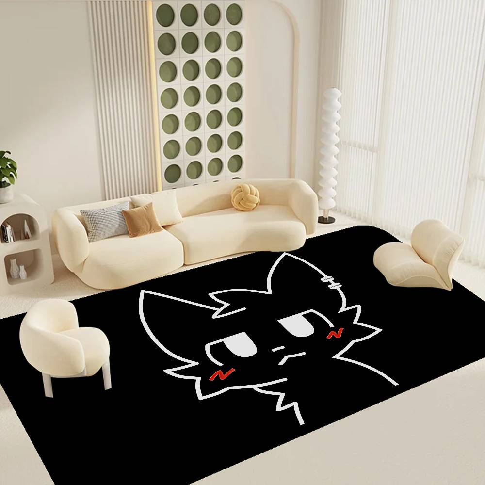 Коврик для входной двери Boykisser, забавный мультяшный, в скандинавском стиле, для спальни, гостиной, балконный, противоскользящий, современный декор для дома