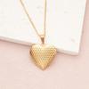 Stainless Steel Silver & Gold Women's Heart Photo Frame Locket Necklace