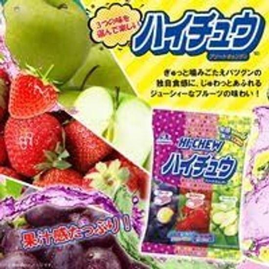 Ассорти Hi-Chew 344 г Большая упаковка Стандартное 3 вкуса (Зеленое ЯблокоКлубникаВиноград) Большая упаковка для вечеринки, мягкие конфеты-закуски
