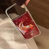 Позолоченный чехол для мобильного телефона Pony iPhone17promax 13 Праздничный красный 16 Apple 17 и другие модели