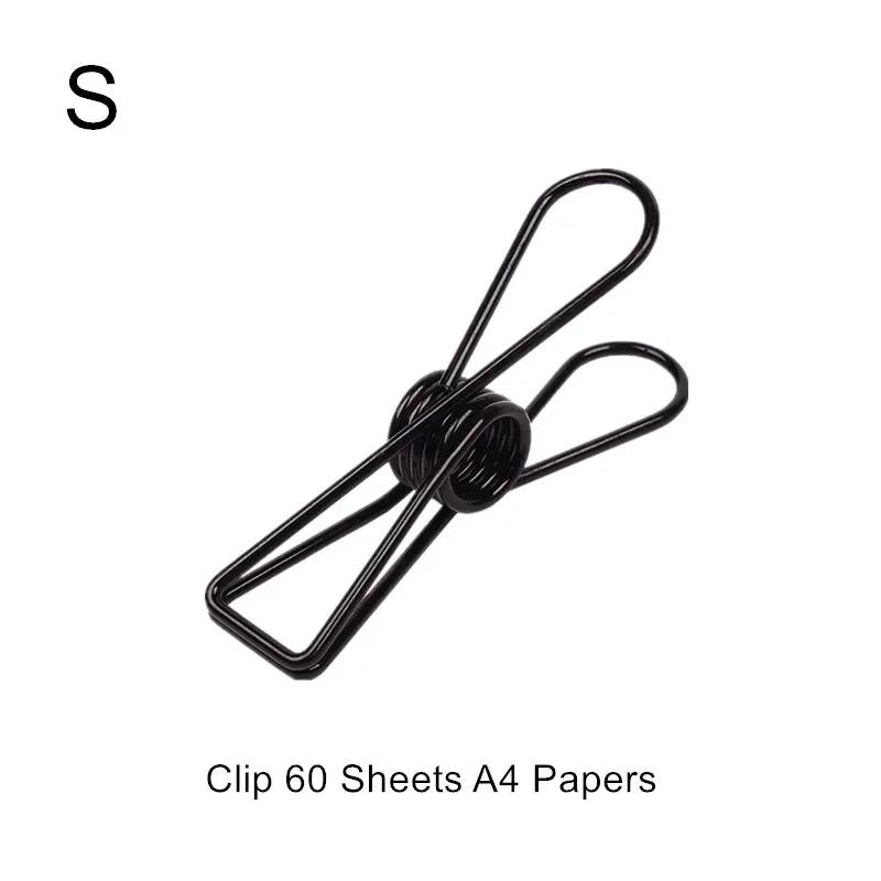 2 шт./набор металлических зажимов для офиса, школы, канцелярских принадлежностей, скрепок для файлов, документов, органайзеров