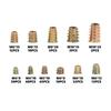 230PCS Assorted Nut Bolt Flanged Hex Drive Head Furniture Nuts M4 M6 M8 M10 Zinc Alloyl Thread for Wood Zinc Alloy Insert Sets