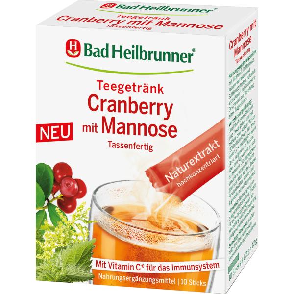 Badheil Bruner Fruit Tea Cranberry 10 Packs 12g